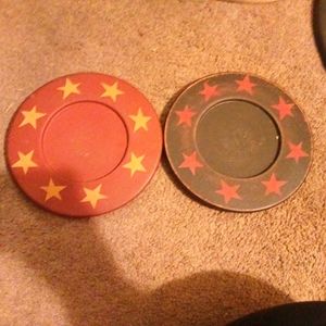 Americana decorative plates